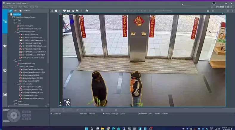 AI detection: knife detected on CCTV