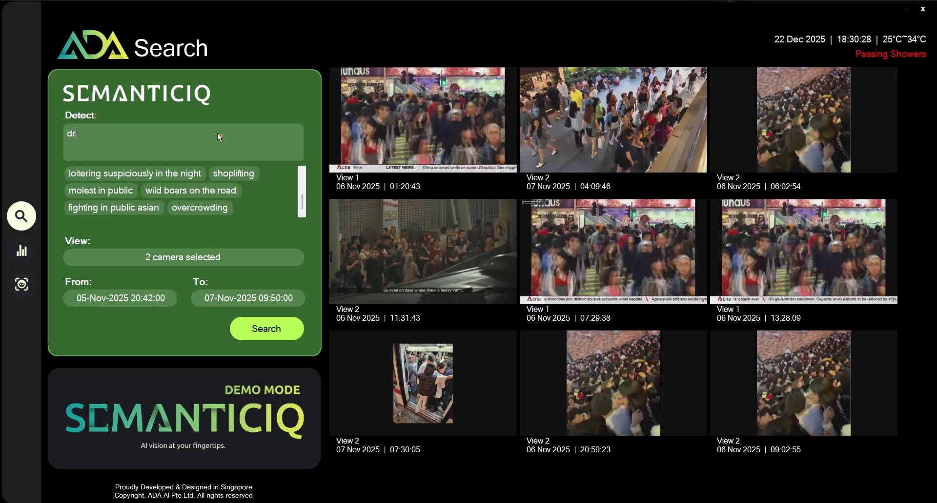 ADA SemanticIQ crowd detection