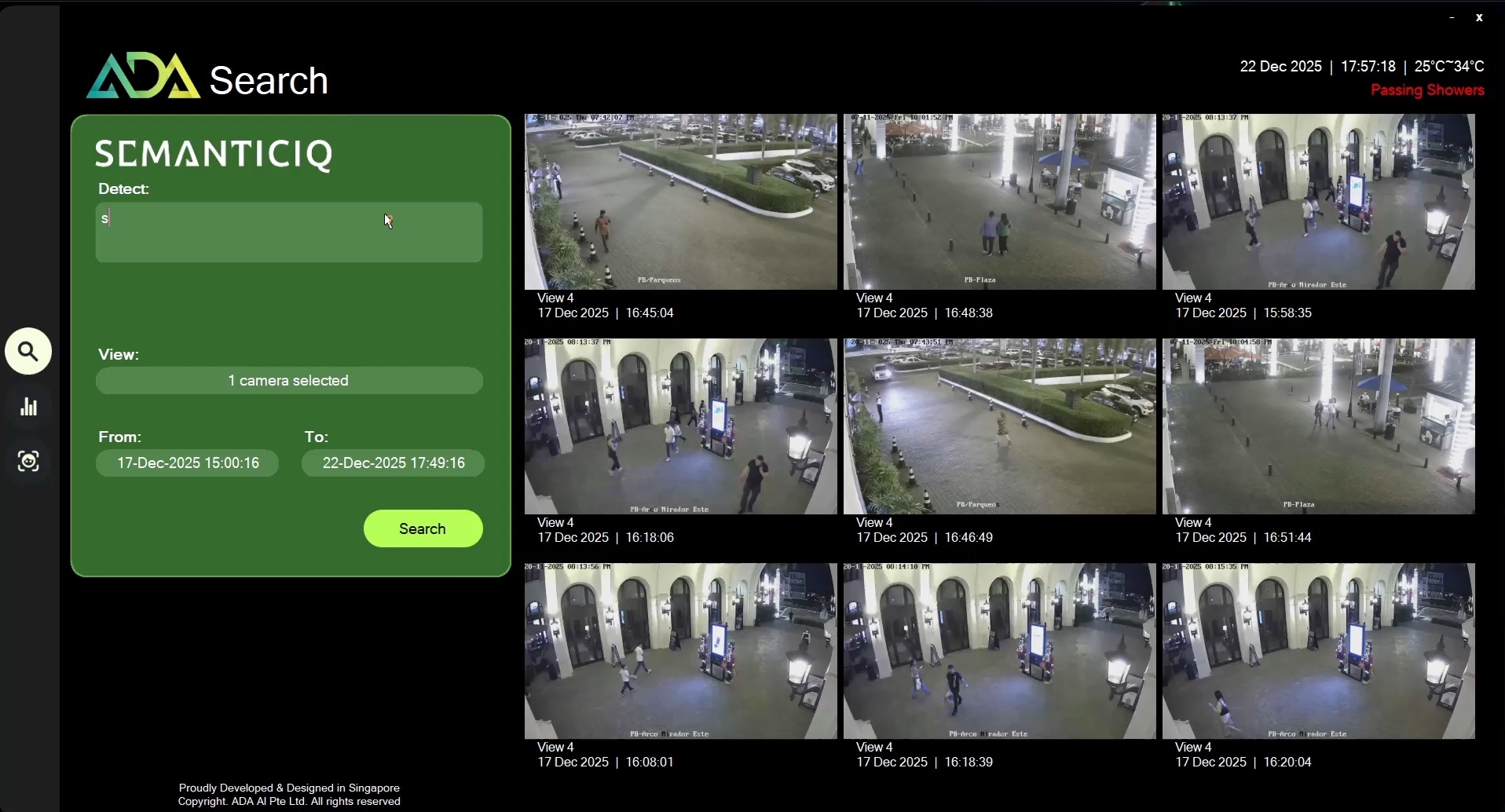 ADA SemanticIQ search interface